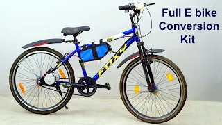 How to Make Electric Bike with Full E-Bike Conversion Kit at Low Cost