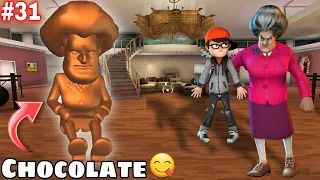 Easter Disaster Chocolate 😋 in Scary Teacher 3D by Game Definition #31 in Hindi New Update Chapter 2