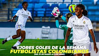 LOS MEJORES GOLES DE LOS FUTBOLISTAS COLOMBIANOS EN LA SEMANA (DEL 27 DE MARZO AL 2 DE ABRIL)