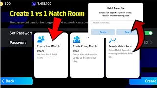 How to create and join 1vs1 Match Room in efootball 2024 Mobile - 1vs1 Friendly Match #pes2024