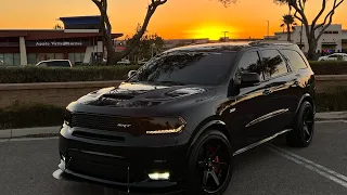 Cuttin up in traffic FULL Track mode SRT Durango **HARD PULLS**😮‍💨