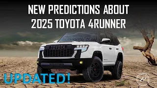 NEW PREDICTIONS ABOUT 2025 TOYOTA 4RUNNER - WHAT CAN WE LEARN FROM THE 2024 TACOMA REVEAL?