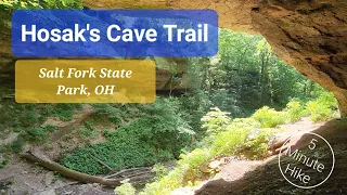 Hosak's Cave Trail | Salt Fork State Park, OH