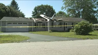 Plane crashes into Groton home, 2 injured