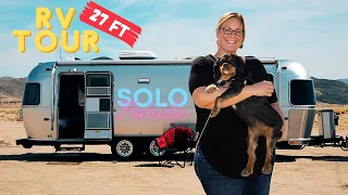 RV Tour | Solo Female Traveler | Why She Chose an Airstream Over Van Life