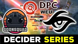 TEAM SECRET vs GOONSQUAD - DECIDER SERIES !!! DPC WEU 2022 TOUR 3 DIVISION 1 DOTA 2