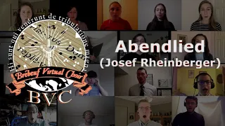 Abendlied (Josef Rheinberger) - Brébeuf Virtual Choir