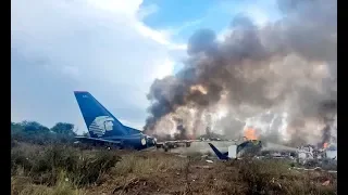 Aeromexico verliert ein Flugzeug, das durch Hagelregen in Durango México # Aeromexico