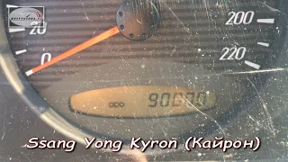 Корректировка пробега Ssang Yong Kyron (скрутить пробег Кайрон)