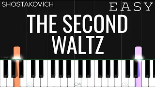 Shostakovich -The Second Waltz | EASY Piano Tutorial