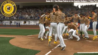 MLB THE SHOW 24 | San Diego Padres vs Los Angeles Dodgers | Game 43