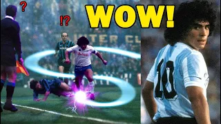 The Genius of the Sideline! ☆ Maradona's Winger Insane Skills 720p