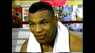 MIKE TYSON CNN INTERVIEW BEFORE BRUNO FIGHT - 1989