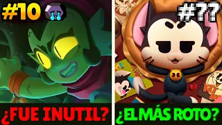 ¿LOS RECUERDAS? TOP 12 BRAWLERS MÁS ÍNUTILES/ROTOS DEL 2023 | BRAWL STARS