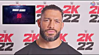 WWE 2K22 Roman Regins Reveals His Overall (Rating) In WWE2K22!!🔥