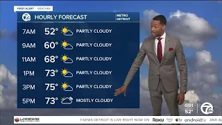 Metro Detroit Weather & traffic: Warm and sunny today