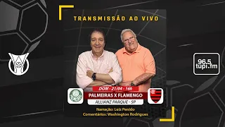 PALMEIRAS 0 X 0 FLAMENGO - Campeonato Brasileiro - 3ª Rodada - 21/04/2024 - AO VIVO