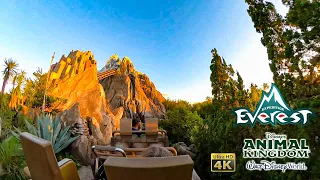 Expedition Everest Roller Coaster On Ride Back Seat 4K POV Disney's Animal Kingdom 2022 10 25