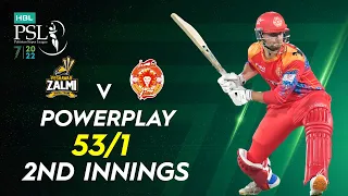 Powerplay | Peshawar Zalmi vs Islamabad United | Match 32 | HBL PSL 7 | ML2T