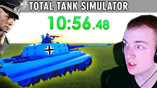 Total Tank Simulator: First LIVE Speedrun (WR - German Campaign)