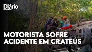 Motorista sofre acidente pela manhã e é encontrado no final da tarde em Crateús (CE)