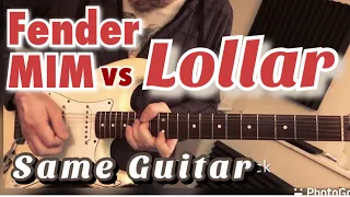 Lollar vs Fender Mexico Std Strat Pickups - Sixty-Four & Specials  - Same Guitar - MIM / (Blackface)