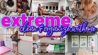 EXTREME CLEAN, DECLUTTER, & ORGANIZE | MAJOR DEEP CLEAN + CLEAN OUT | CLEANING MOTIVATION YOU NEED!