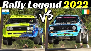 Paolo Diana vs Frank Kelly - Rally Legend 2022 San Marino - Virtual Comparison + Split-Screen Show!