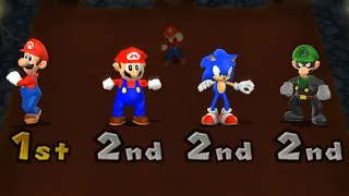 Mario Party 9 - Yoshi Vs Shy Guy Vs Luigi Vs Koopa Troopa - Minigame