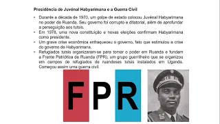 O Genocídio de Ruanda (Hutus x Tutsis)