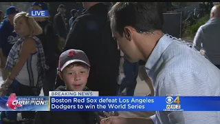 'I Saw Greatness': Red Sox Fans In Los Angeles Celebrate World Series Title