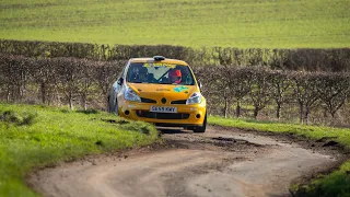 East Riding Stages 2024 SS4 Dunnington 1 Nathan Evans & Rhys Edwards Renault Clio 3RS