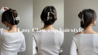 3 Easy 90s Claw clip hair styles (part 2)