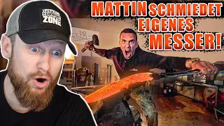 SURVIVAL MATTIN schmiedet sein EIGENES MESSER! | Fritz Meinecke reagiert