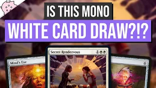 Is This Mono White Card Draw?!? | Secret Rendezvous | Strixhaven Spoiler | Commander | EDH | MTG