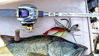 Epic Last Bass Fishing Trip of the Fall Season and Year Finesse Jigs and Chatterbaits