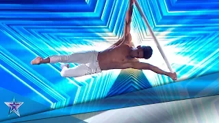 CUBAN Guy Shows His AMAZING Aerial Pole Dacing Moves! | Auditions 4 | Spain's Got Talent Season 5