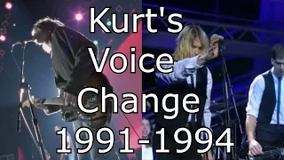 Nirvana - Drain You - Kurt's Voice Change 1991-1994 (Live Mix)