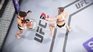 EA Sports UFC 2 Ranked - Rose Namajunas vs Valerie Letourneau (GP31)