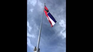 Ms. state flag raising 2