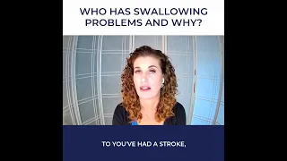 WHO HAS SWALLOWING PROBLEMS AND WHY? 🤢😕