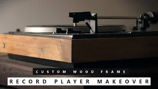 Custom Wood Frame for my Record Player // How to make  Custom DIY Plinth