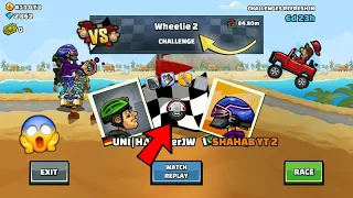 🤯 WHELIEE WITH MONOWHEEL !! IN FEATURED CHALLENGES - Hill Climb Racing 2