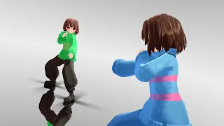 【MMD Oat Thailand】Frisk VS Chara