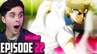 "THIS TENNIS MATCH IS GOING CRAZY" SPY x FAMILY Episode 22 REACTION!