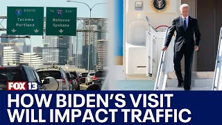 President Biden's Seattle visit Friday could impact traffic