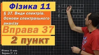 Фізика 11 клас. Вправа № 37. 2 п