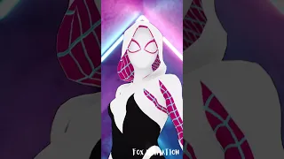 💜Spider Gwen VS Venom Comic Dance Fight_01 😱💦 #shorts