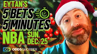 5 Best NBA Bets In 5 Minutes | Sunday 12/25/22 Christmas NBA Picks & Predictions | Player Props