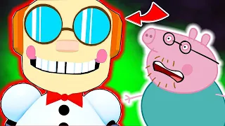 PEPPA PIG PLAYS - ROBLOX ESCAPE ALBERT'S SCHOOL RUN OBBY!